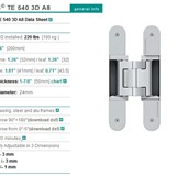 Simonswerk concealed hinge